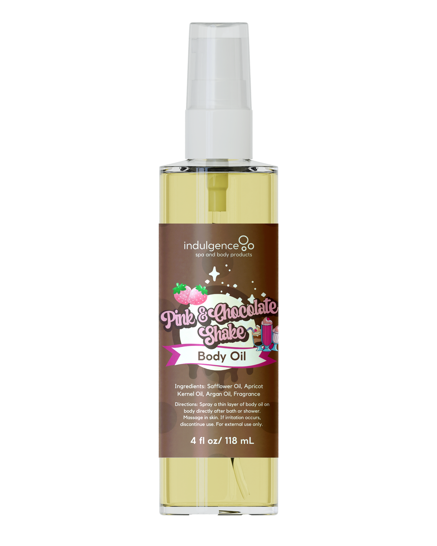 Pink and Chocolate Shake Body Oil