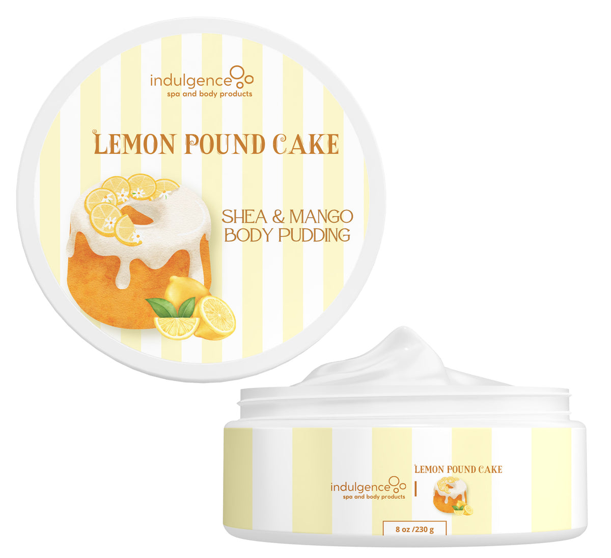 Lemon Pound Cake Shea and Mango Body Pudding – Indulgence Spa and Body ...
